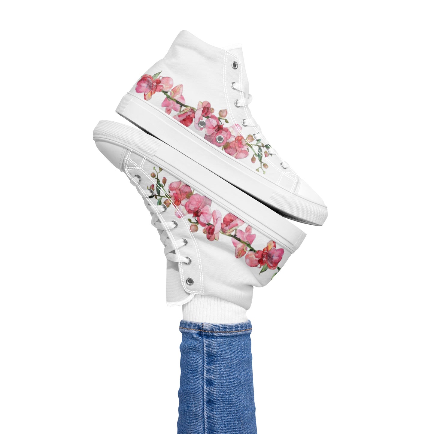 Women’s high top canvas shoes