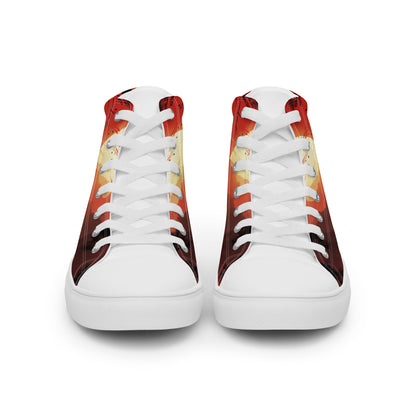 Men’s high top canvas shoes