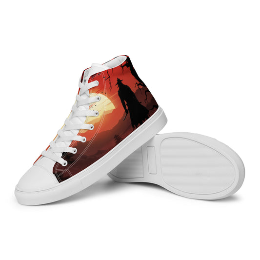 Men’s high top canvas shoes