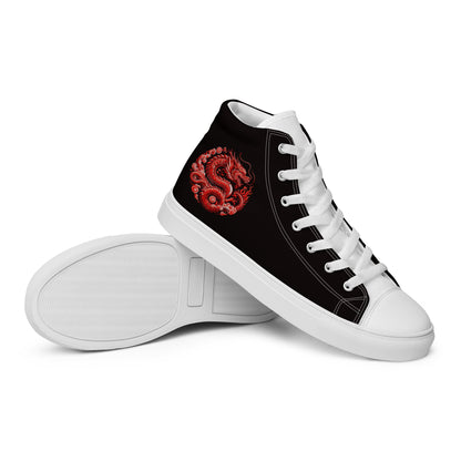 Men’s high top canvas shoes