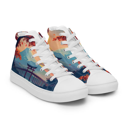 Men’s high top canvas shoes