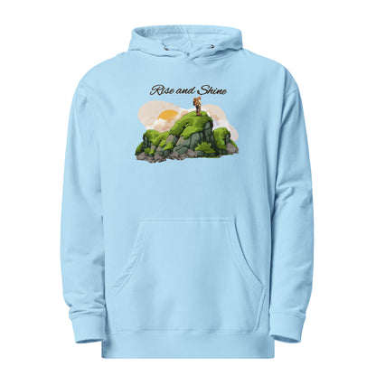 "Rise and Shine" Motivational Hoodie