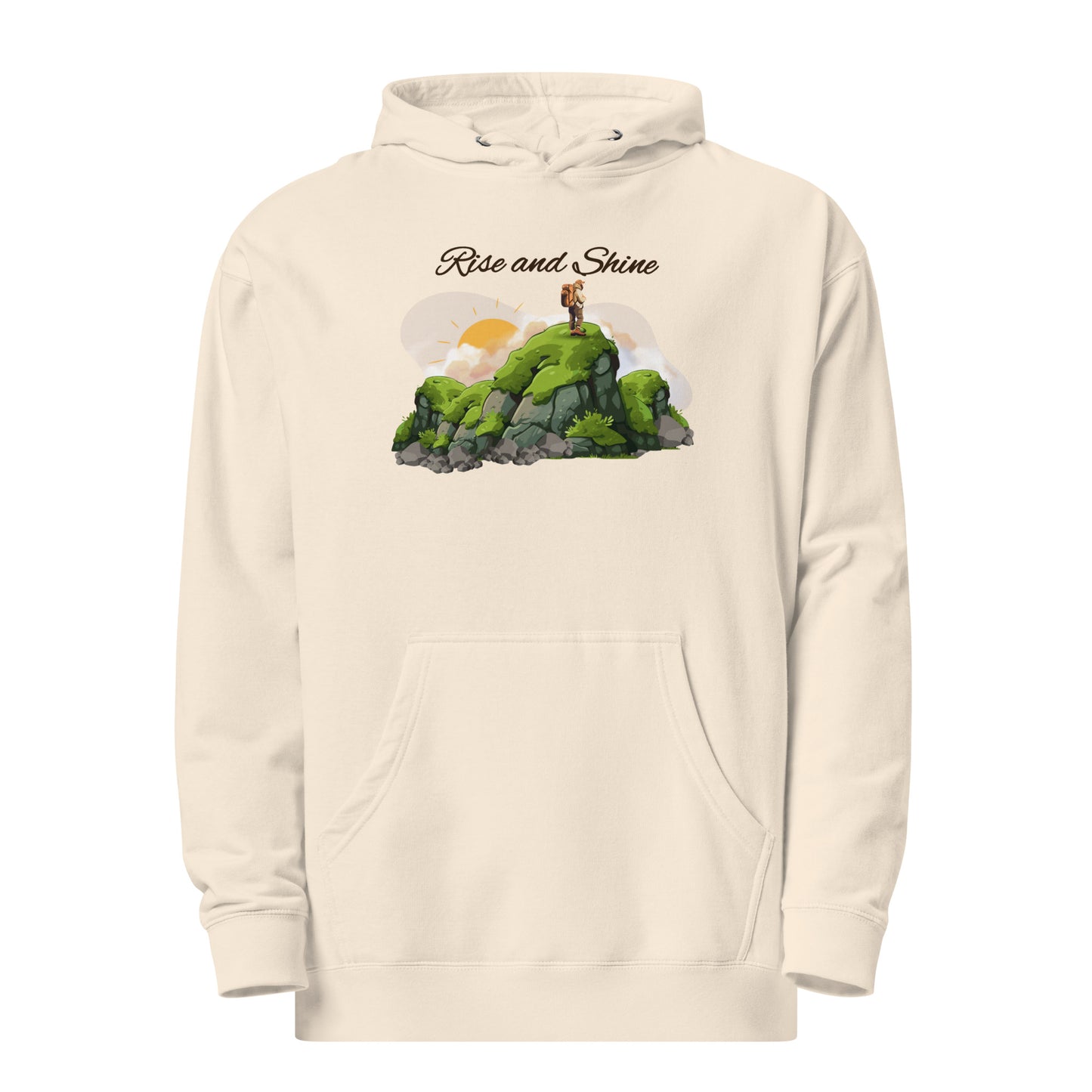 "Rise and Shine" Motivational Hoodie