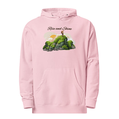 "Rise and Shine" Motivational Hoodie