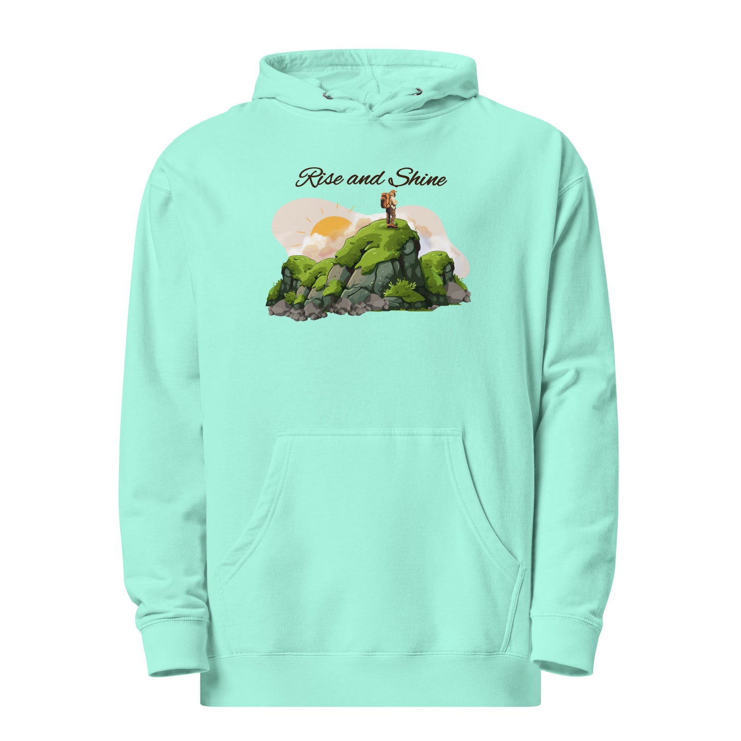 "Rise and Shine" Motivational Hoodie