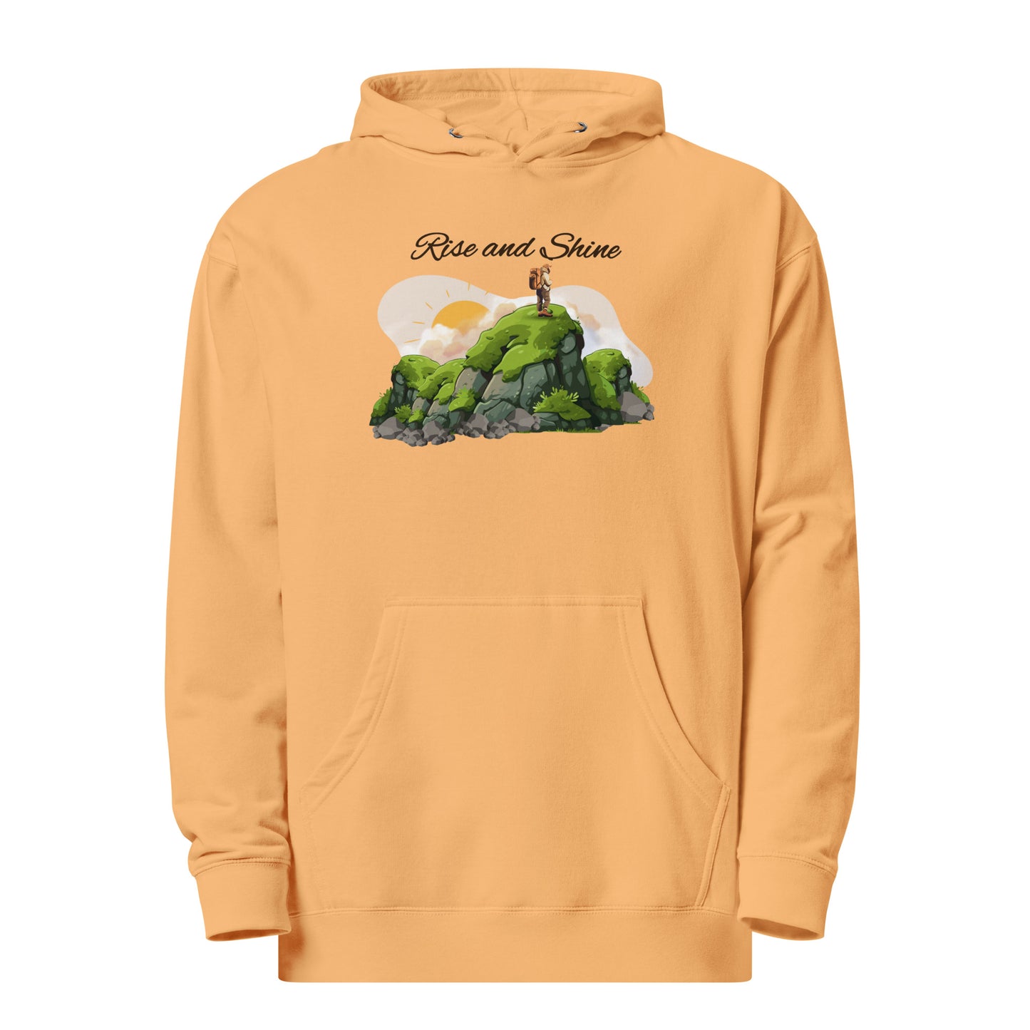 "Rise and Shine" Motivational Hoodie