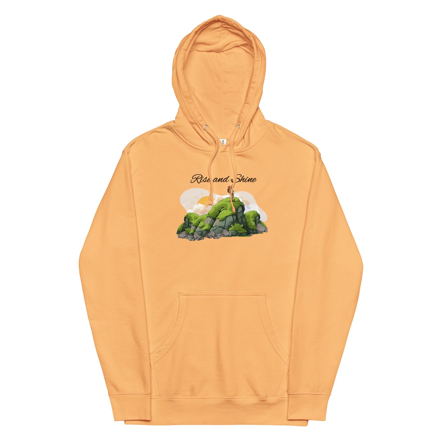 "Rise and Shine" Motivational Hoodie