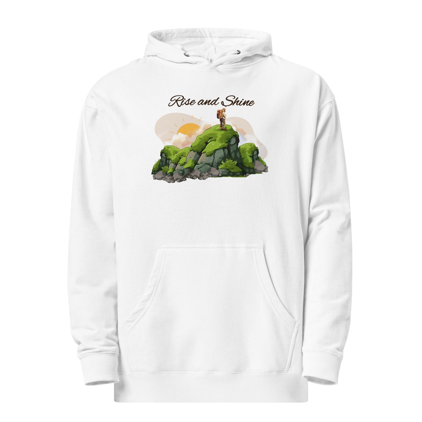 "Rise and Shine" Motivational Hoodie