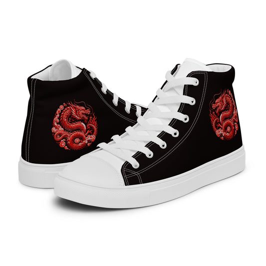 Women’s high top canvas shoes