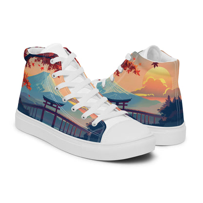 Women’s high top canvas shoes