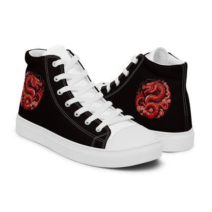 Women’s high top canvas shoes