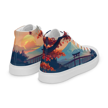 Women’s high top canvas shoes